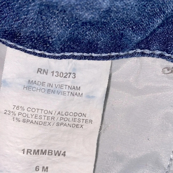 Riders by Lee mid rise Bermuda denim shorts size 6 - Picture 4 of 5